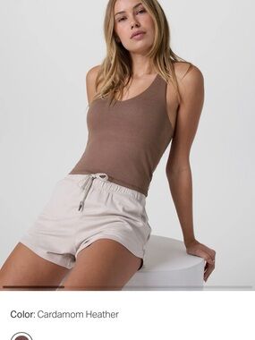 Vuori Halo Performance Crop 2.0 Cardamom Heather